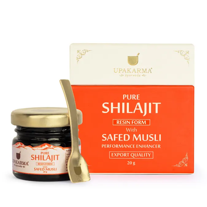 Pure Shilajit Resin Form With Safed Musli 20 g