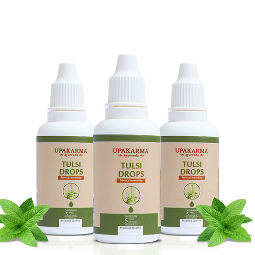 Upakarma Tulsi Drops 30ML - Pack of 3